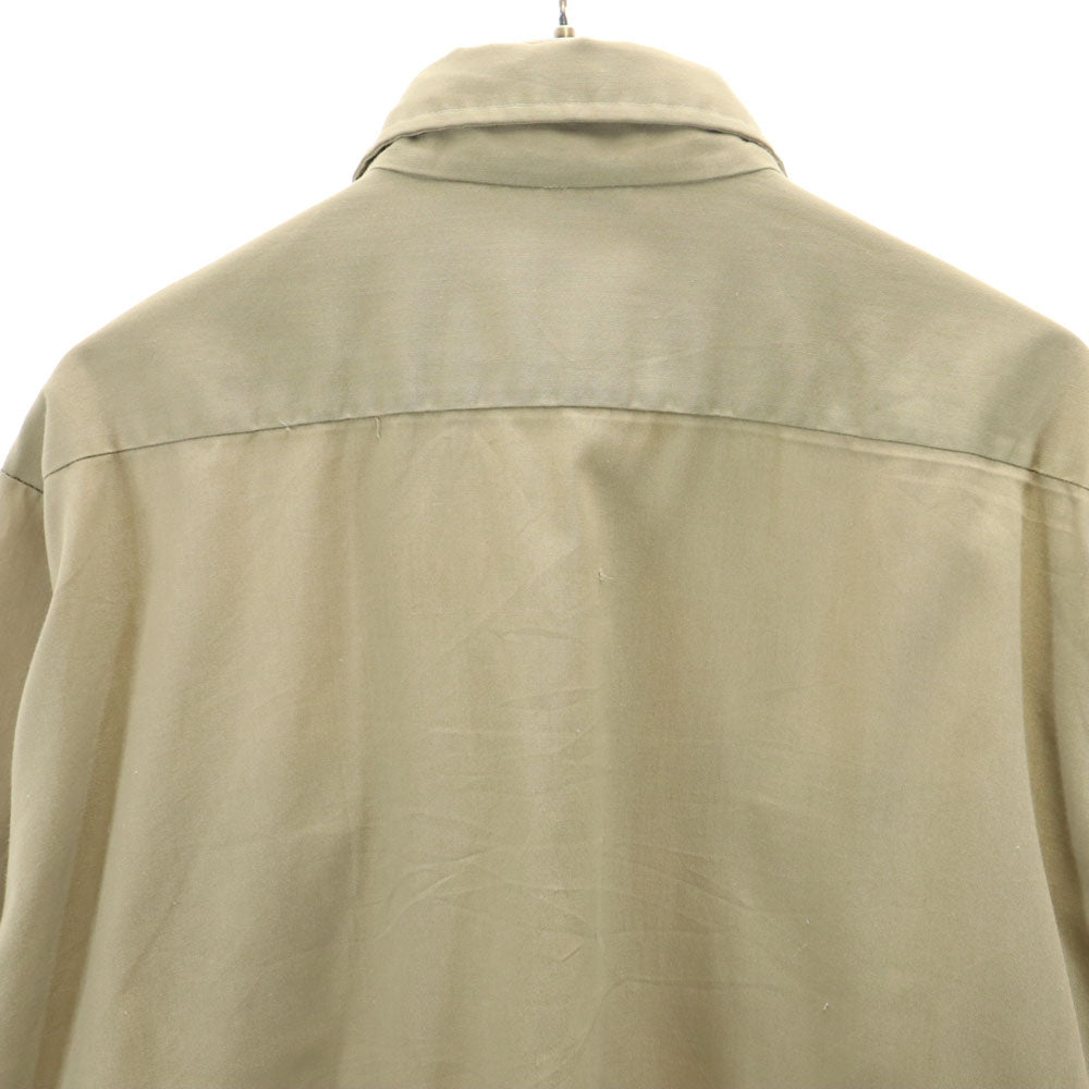 ELY エリー 80s 70s ヴィンテージ 長袖 シャツ 18XM ベージュ メンズ