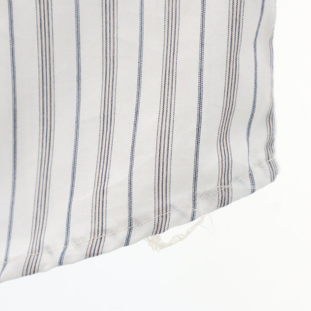 ELY CATTLEMAN エリーキャトルマン 70s 80s ヴィンテージ ストライプ柄 半袖 ウエスタンシャツ 2XL 白系 ビックサイズ メンズ