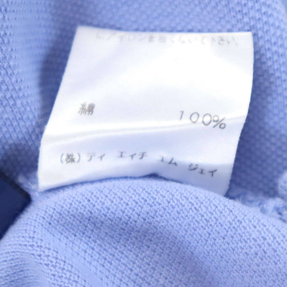 TOMMY HILFIGER トミーヒルフィガー 90s オールド フラッグタグ 半袖 ポロシャツ XL パープル系 鹿の子 メンズ