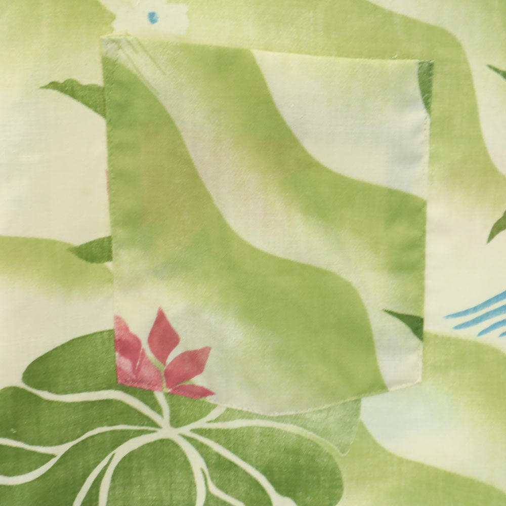 K MART ケーマート 70s USA製 ヴィンテージ 半袖 アロハシャツ L グリーン系 メンズ