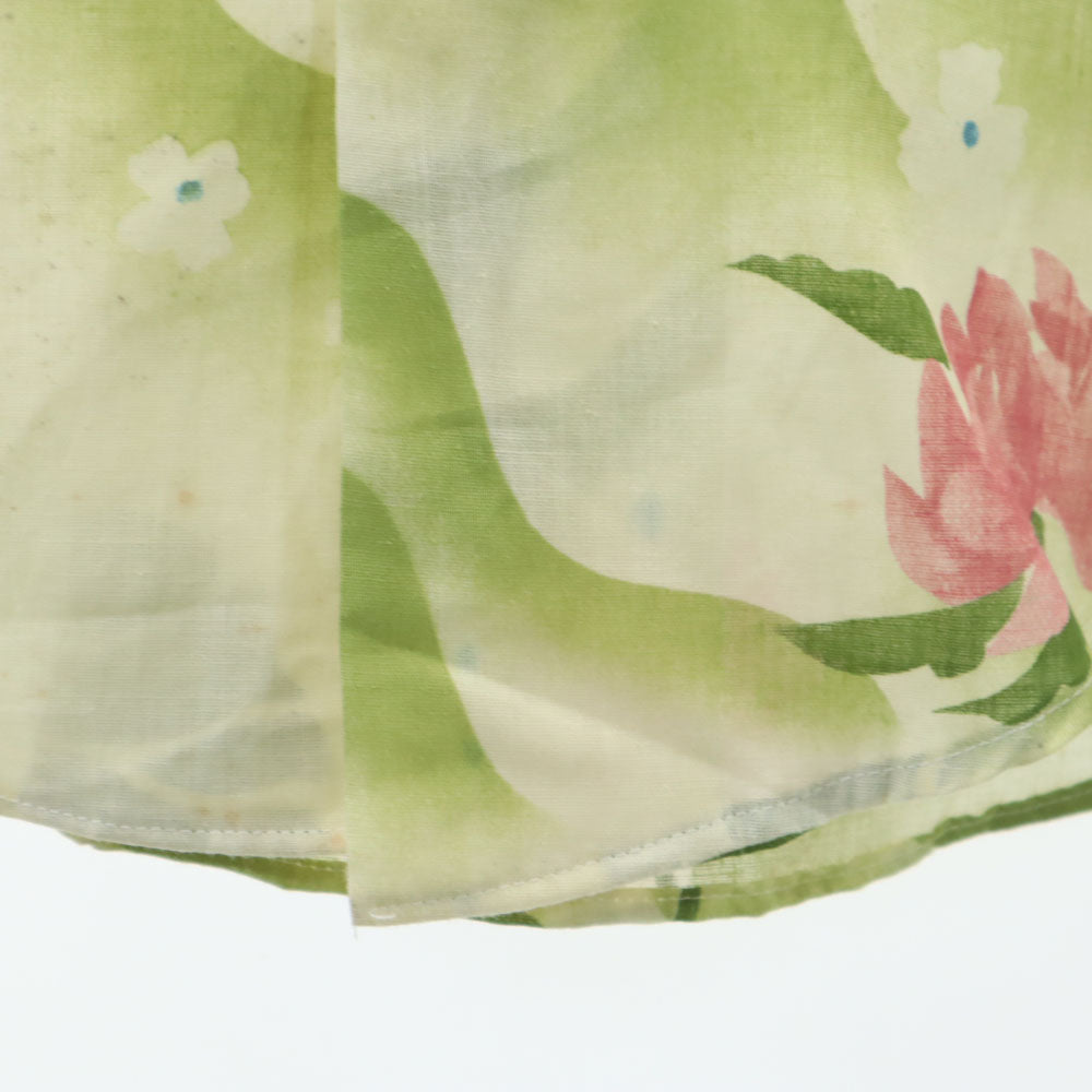 K MART ケーマート 70s USA製 ヴィンテージ 半袖 アロハシャツ L グリーン系 メンズ