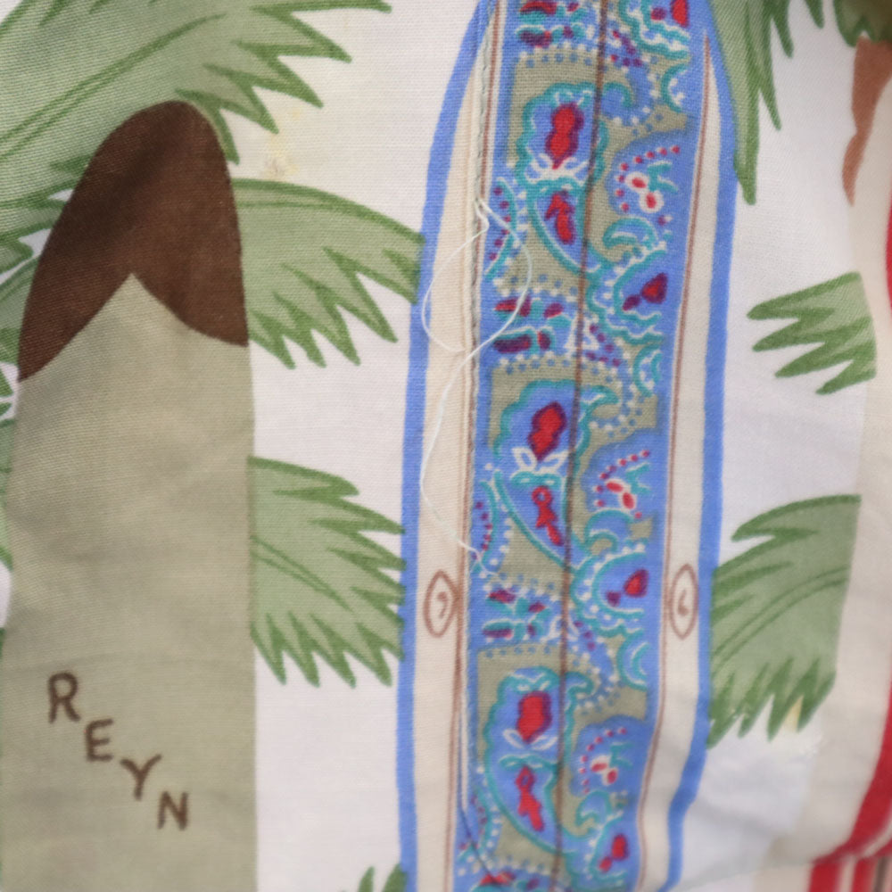 reyn spooner レインスプーナー 90s オールド ダイヤモンドヘッドタグ 総柄 半袖 アロハシャツ XXL グリーン系 ビックサイズ メンズ