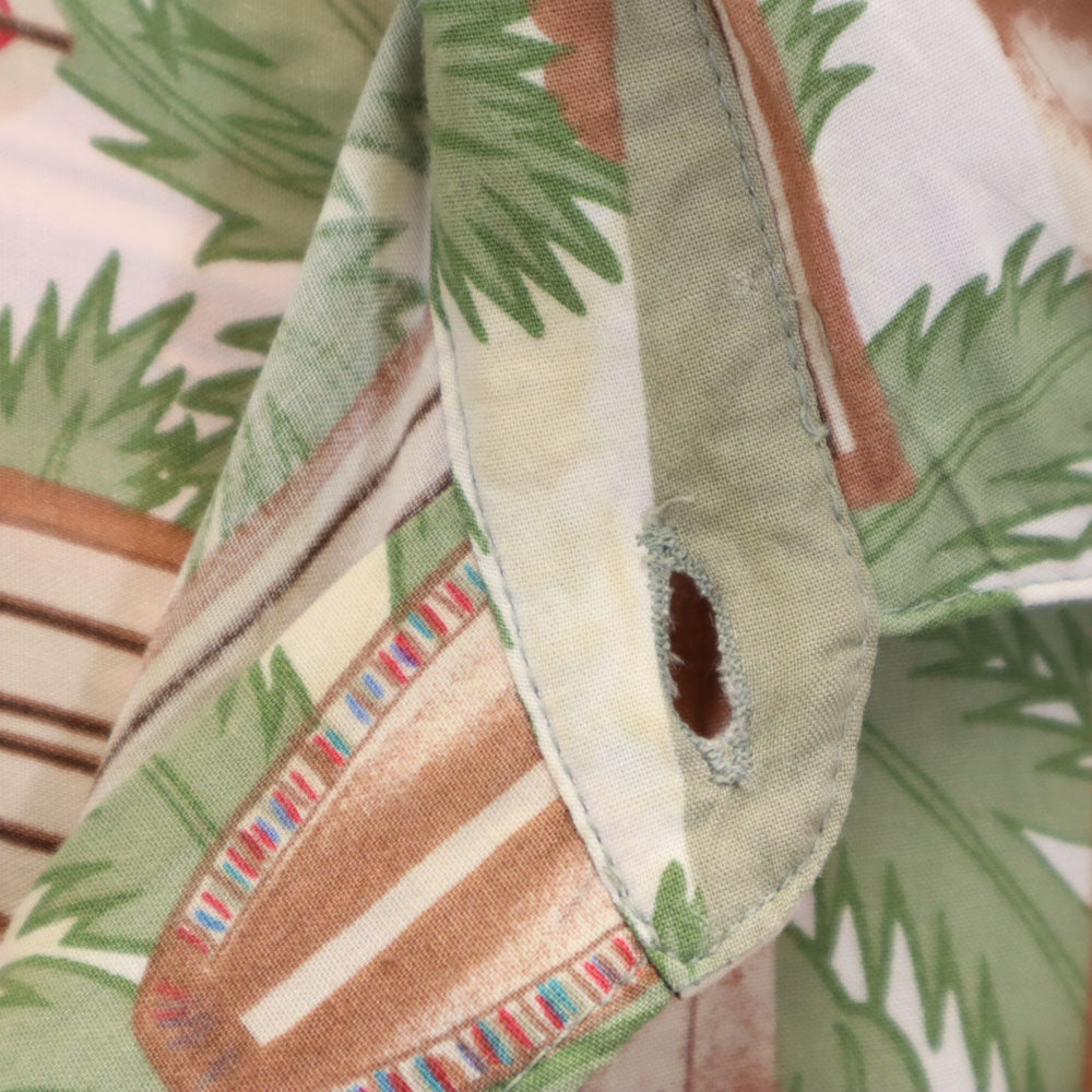 reyn spooner レインスプーナー 90s オールド ダイヤモンドヘッドタグ 総柄 半袖 アロハシャツ XXL グリーン系 ビックサイズ メンズ