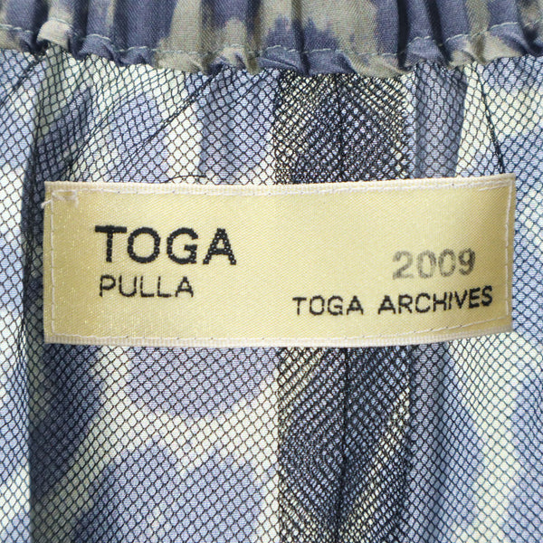 トーガ 日本製 総柄 キャミソール ミニワンピース 1 グレー系 TOGA レディース