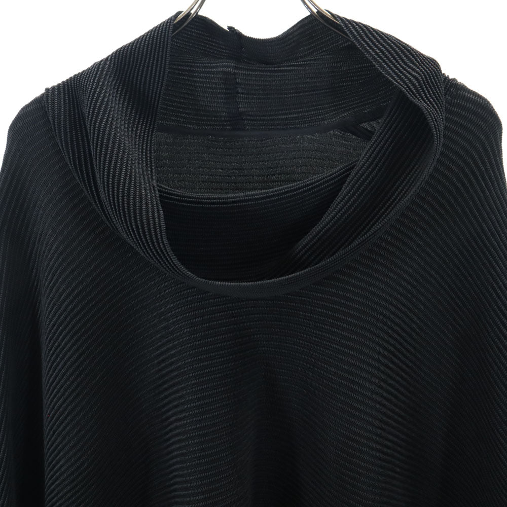 未使用 スペッチオ 半袖 シャトルプリーツ プルオーバー カットソー 40 ブラック SPECCHIO タグ付き レディース