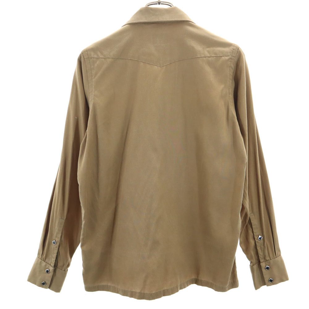 NEPENTHES ネペンテス 長袖 シャツ S ブラウン メンズ