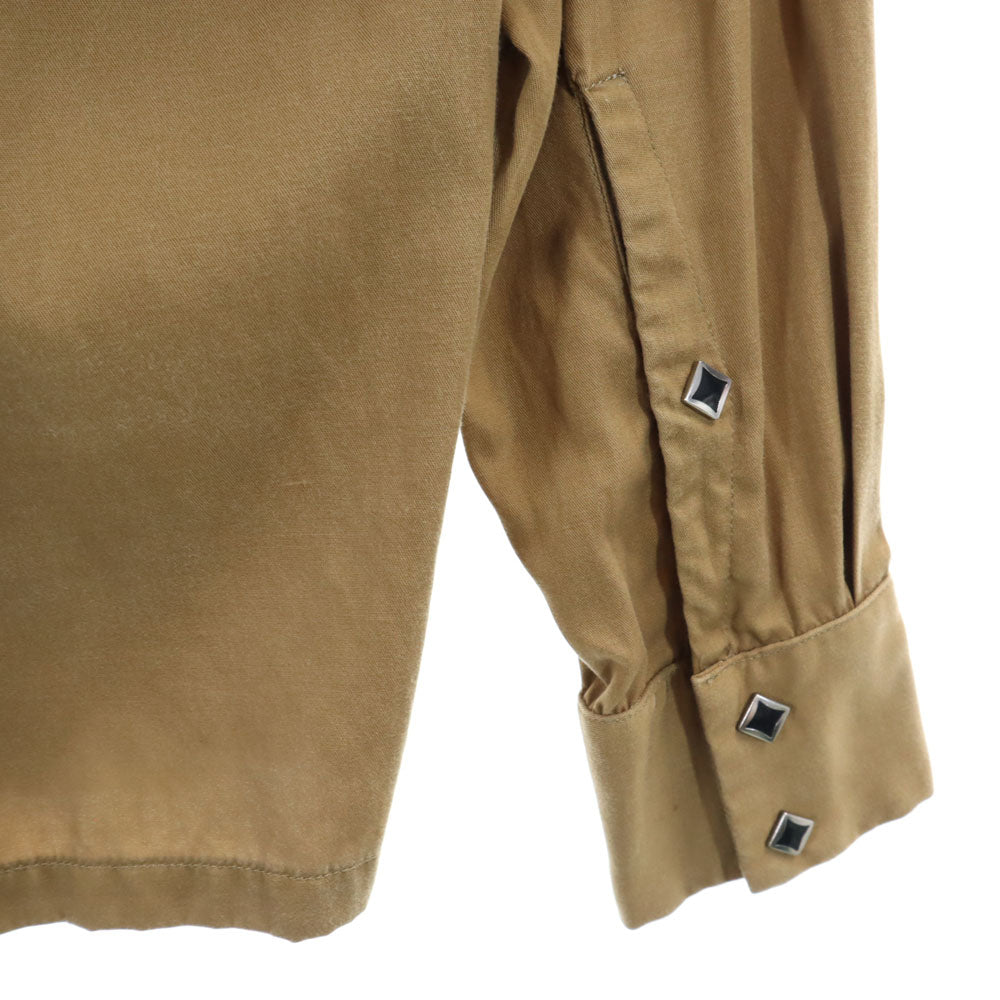 NEPENTHES ネペンテス 長袖 シャツ S ブラウン メンズ