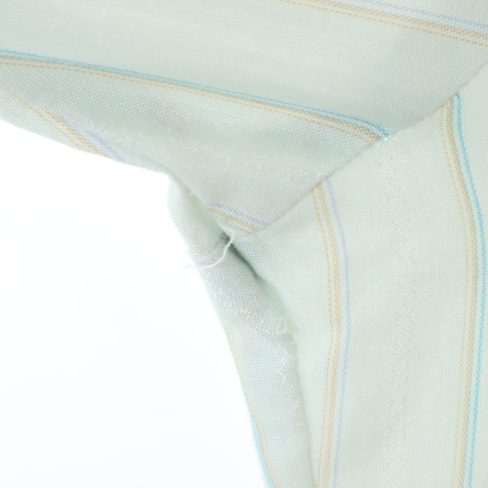 Silver Collection by KARMAN 70s ヴィンテージ ストライプ柄 長袖 ウエスタンシャツ ブルー系 メンズ