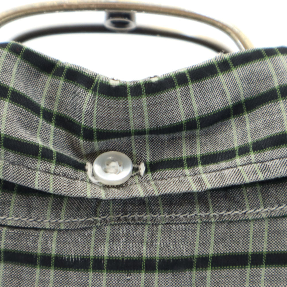 Robert Kirk Ltd 60s ヴィンテージ チェック柄 半袖 ボタンダウン ポロシャツ M グレー メンズ