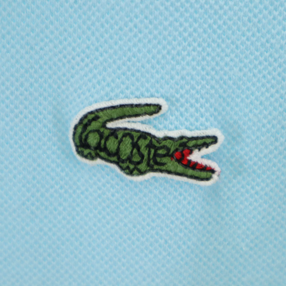 シュミーズラコステ 半袖 ポロシャツ 4 水色 CHEMISE LACOSTE 鹿の子 メンズ