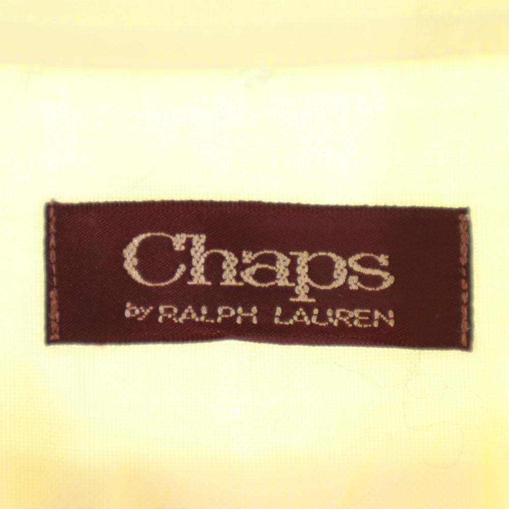 CHAPS チャップス 70s ヴィンテージ 半袖 ボタンダウンシャツ イエロー メンズ