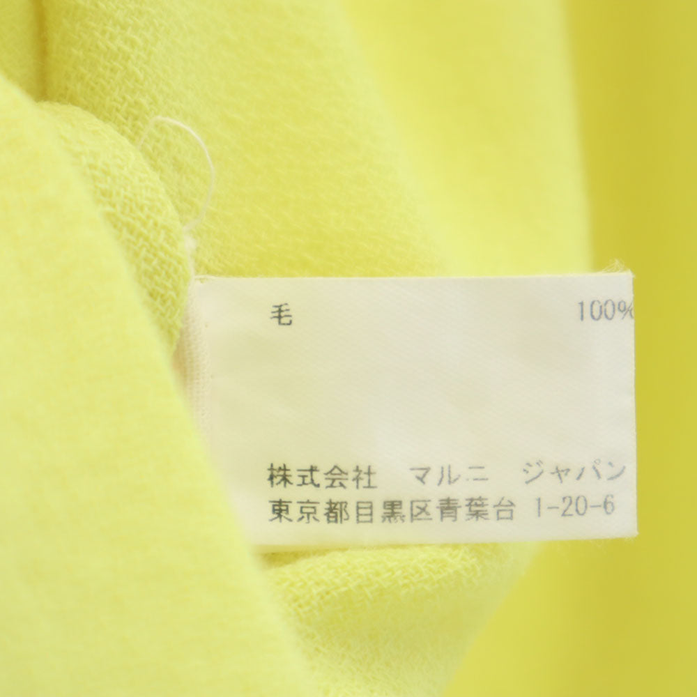 MARNI マルニ イタリア製 半袖 変形 カットソー 38 イエロー レディース