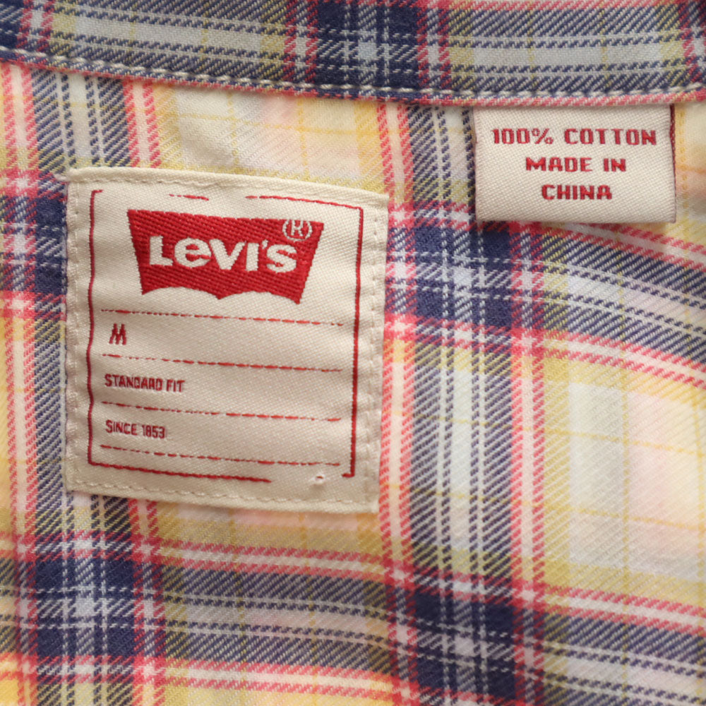 リーバイス 半袖 シャツ M ベージュ系 Levi's メンズ