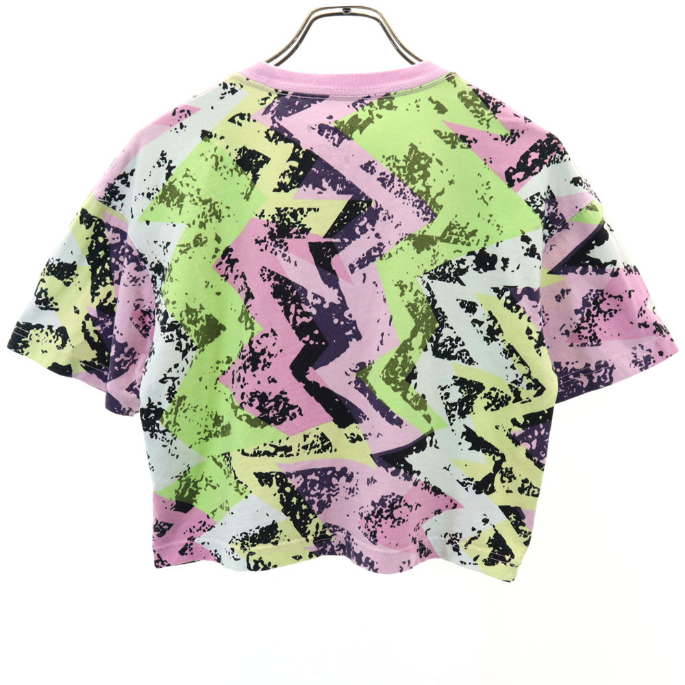 エアジョーダン ナイキ 総柄 半袖 Tシャツ XS ピンク系 AIR JORDAN NIKE レディース