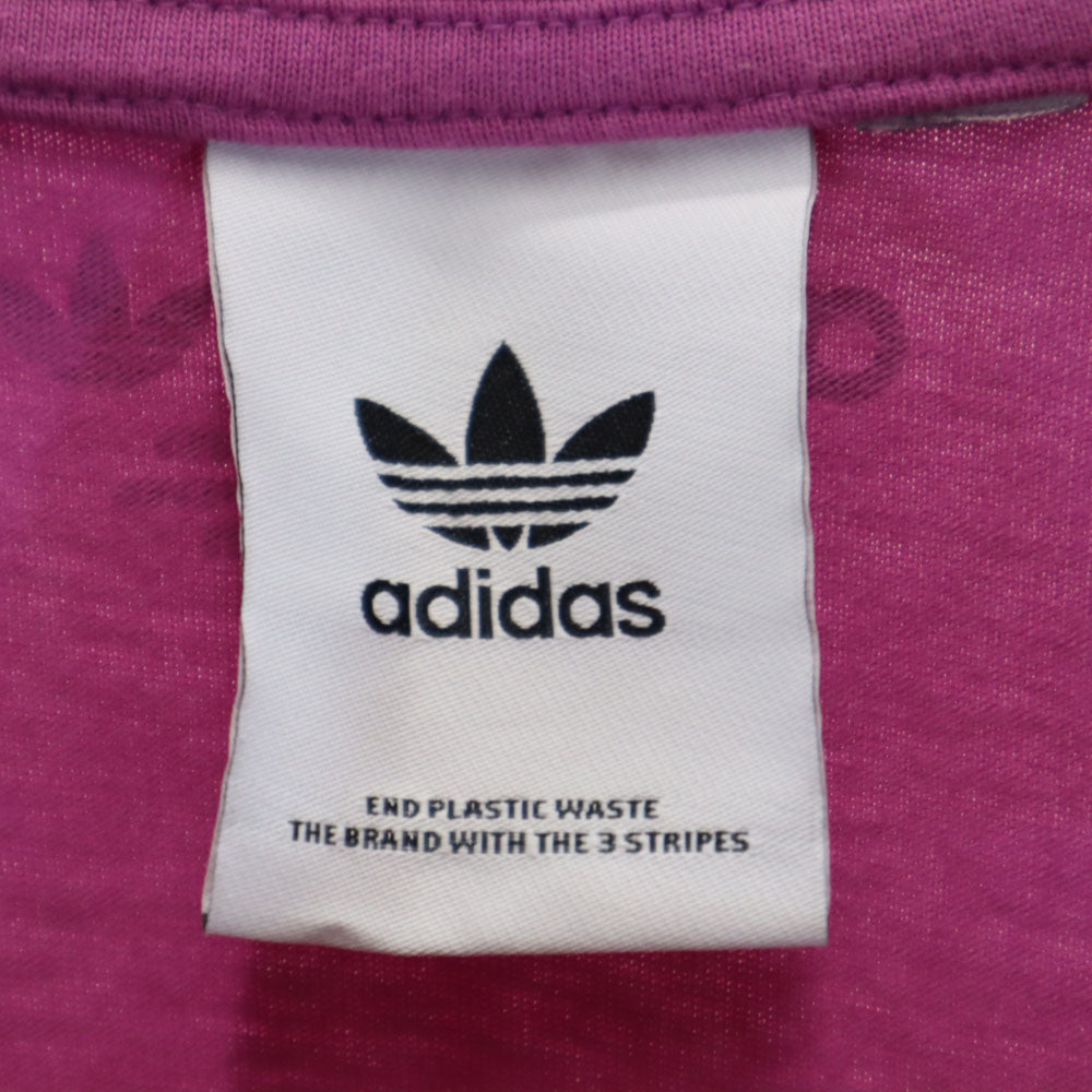 アディダス トレフォイルロゴ 半袖 Tシャツ ピンクパープル系 adidas メンズ