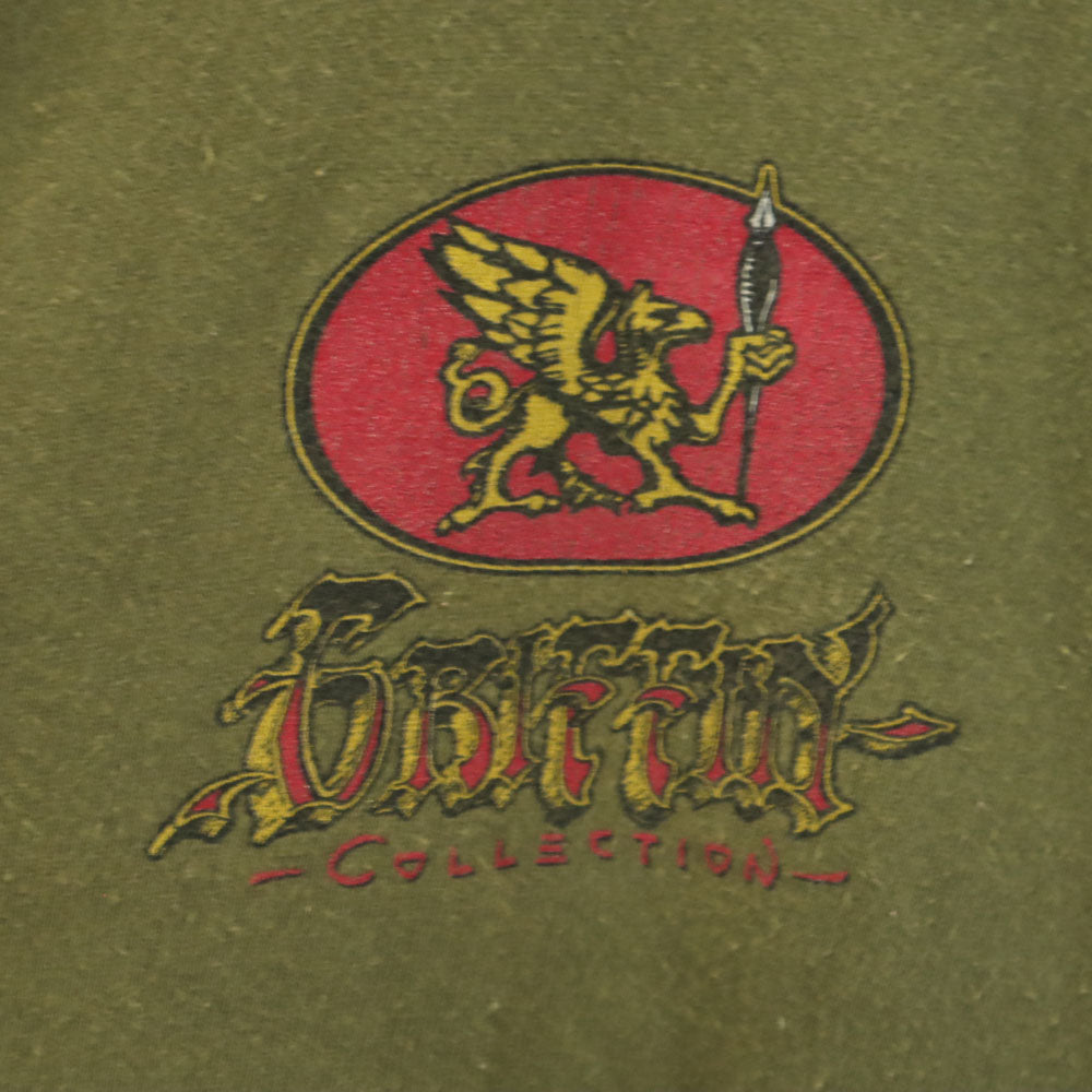 グリフィン 90s オールド 半袖 Tシャツ カーキ系 GRIFFIN メンズ