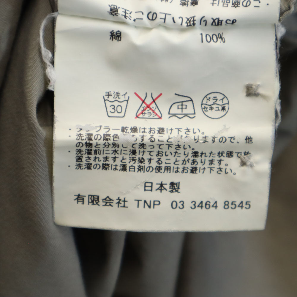 nonnative ノンネイティブ 日本製 長袖 ボタンダウンシャツ 0 グレー メンズ