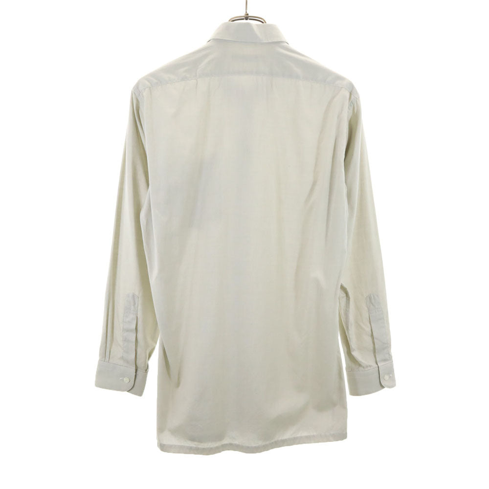 Christian Dior クリスチャンディオール 90s オールド 長袖 シャツ 38 グレー系 メンズ