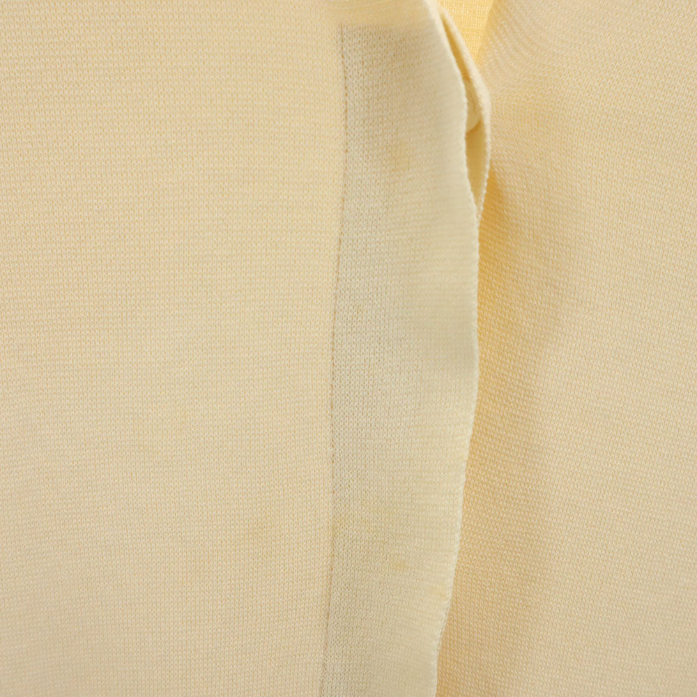 サルヴァトーレフェラガモ イタリア製 コットン ニットジャケット S アイボリー系 Salvatore Ferragamo レディース