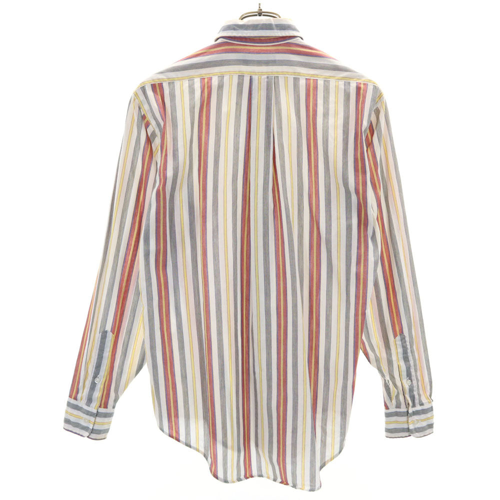 ポロバイラルフローレン 80s USA製 緑タグ ボーイズ ヴィンテージ ストライプ柄 長袖 ボタンダウンシャツ 20 Polo by Ralph Lauren キッズ