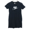 ナイキ 半袖 Tシャツ ワンピース XS ブラック NIKE キッズ