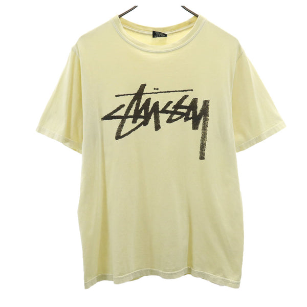 ステューシー 半袖 Tシャツ S クリーム系 STUSSY メンズ