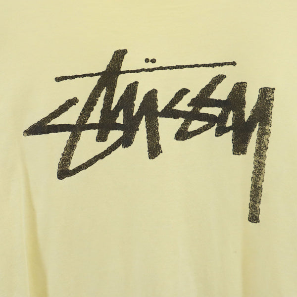 ステューシー 半袖 Tシャツ S クリーム系 STUSSY メンズ