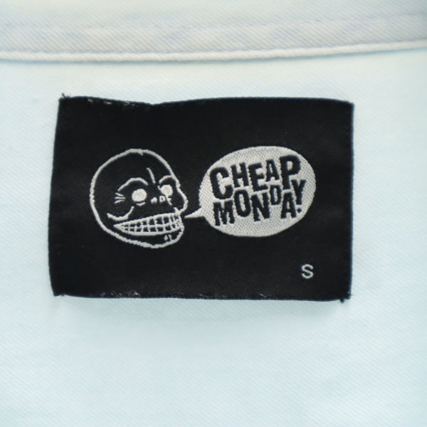 チープマンデー 長袖 デニムシャツ S ブルー CHEAP MONDAY メンズ