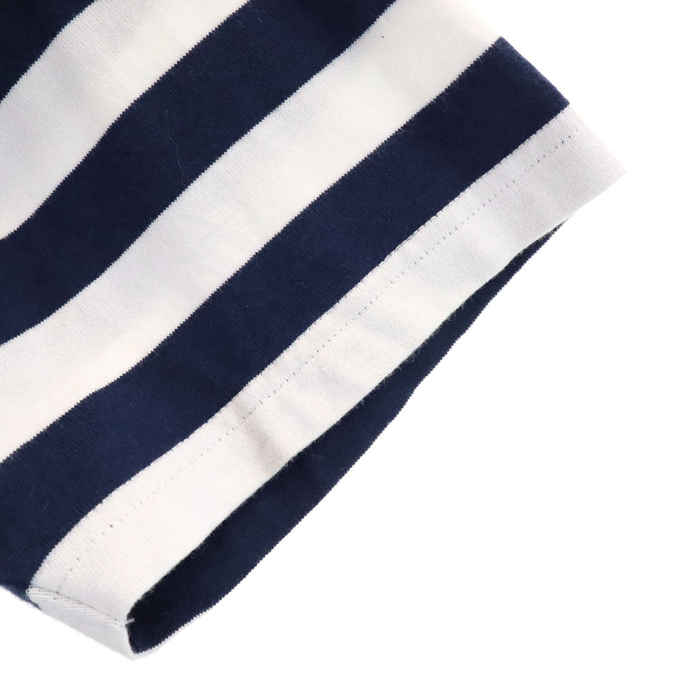 トミー ボーダー柄 半袖 Tシャツ L ホワイト×ネイビー TOMMY メンズ