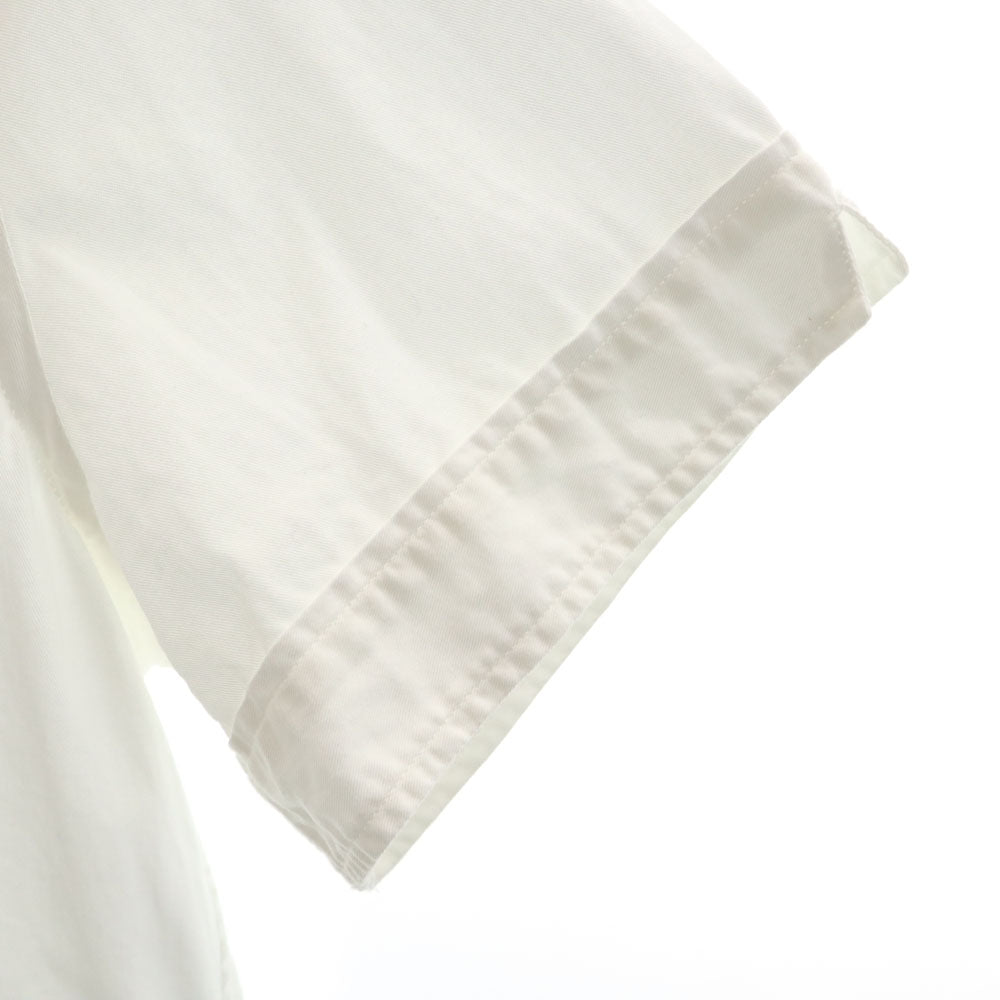 ティントリアマッティ イタリア製 半袖 オープンカラーシャツ S ホワイト TINTORIA MATTEI 954 メンズ