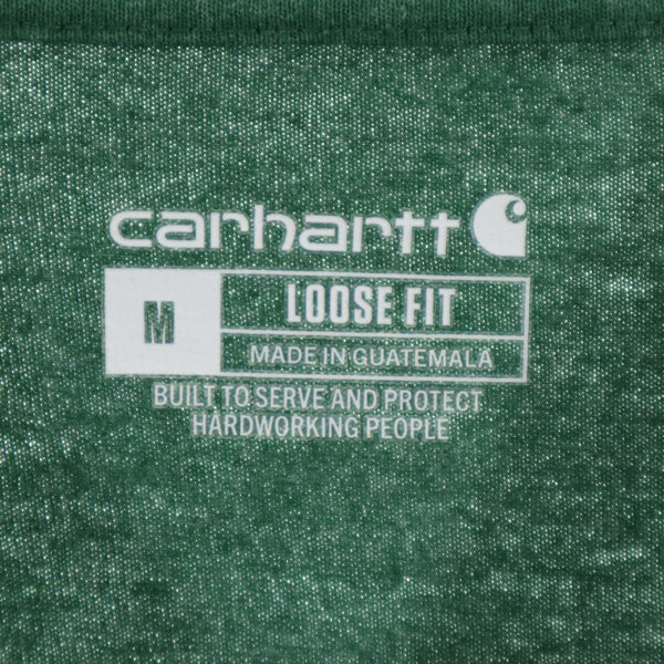 カーハート 半袖 ルーズフィット Tシャツ M グリーン Carhartt ポケT メンズ