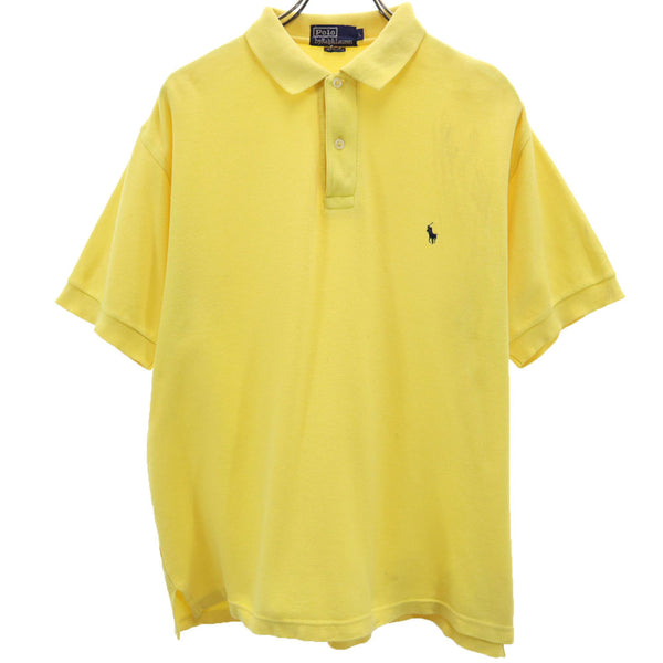 ポロバイラルフローレン 半袖 ポロシャツ L イエロー Polo by Ralph Lauren メンズ