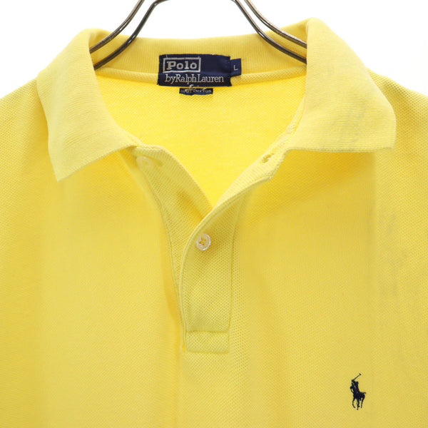 ポロバイラルフローレン 半袖 ポロシャツ L イエロー Polo by Ralph Lauren メンズ