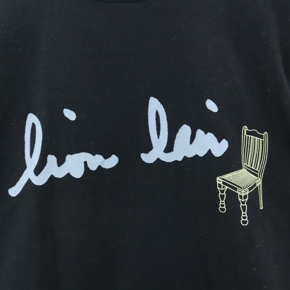 アールニューボールド フロッキープリント 半袖 Tシャツ M ブラック R.NEWBOLD メンズ