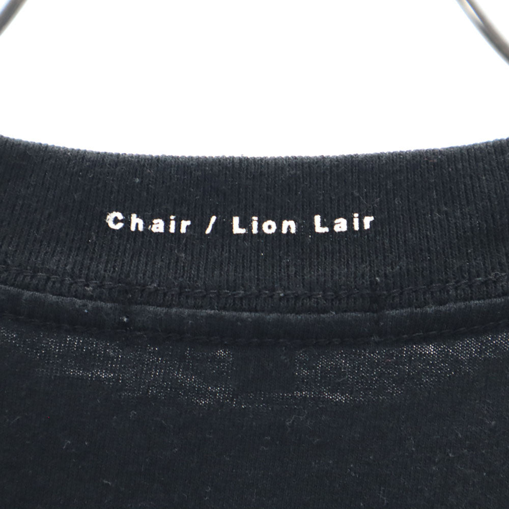 アールニューボールド フロッキープリント 半袖 Tシャツ M ブラック R.NEWBOLD メンズ