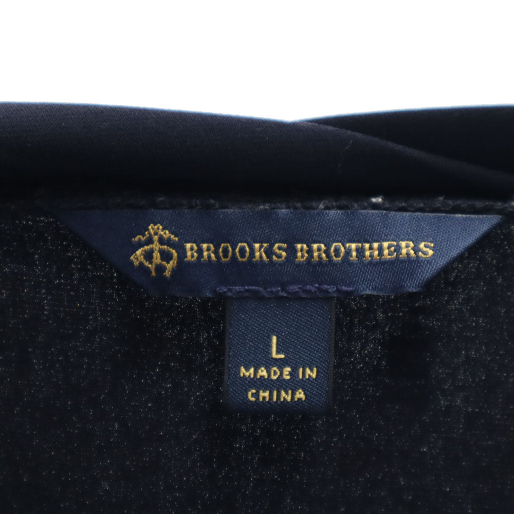 ブルックスブラザーズ 半袖 カットソー L ネイビー Brooks Brothers フレンチスリーブ レディース