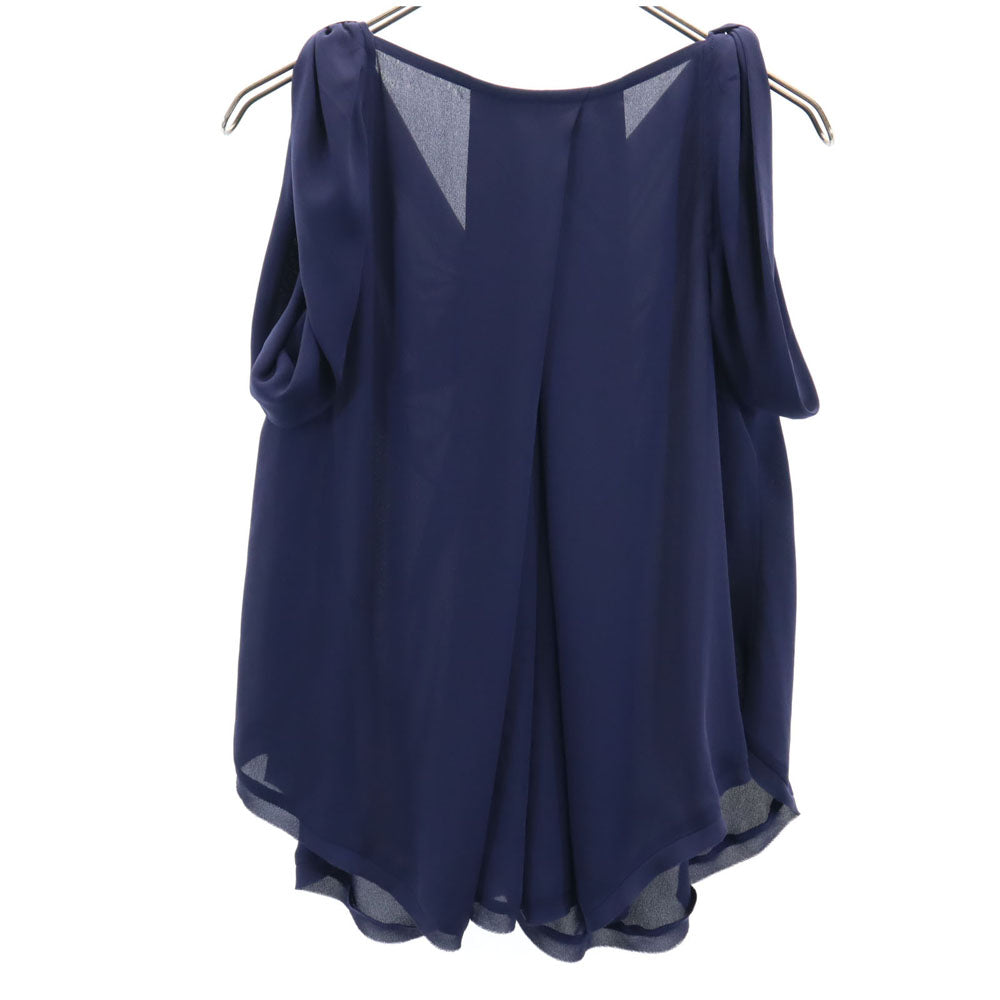 未使用 furfur ファーファー ノースリーブ プルオーバー ブラウス F ネイビー メンズ