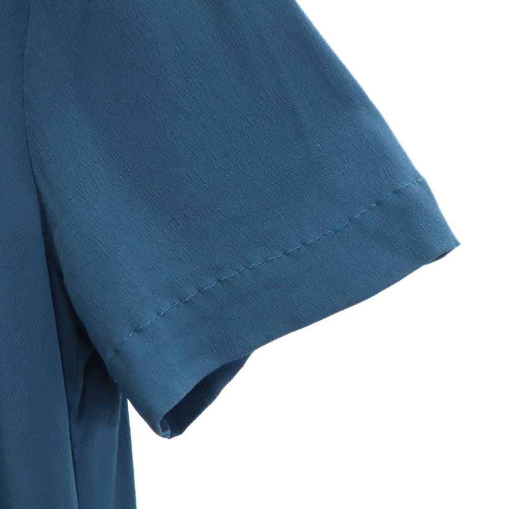 MARNI マルニ イタリア製 半袖 アシンメトリー ブラウス 38 青緑系 変形 メンズ