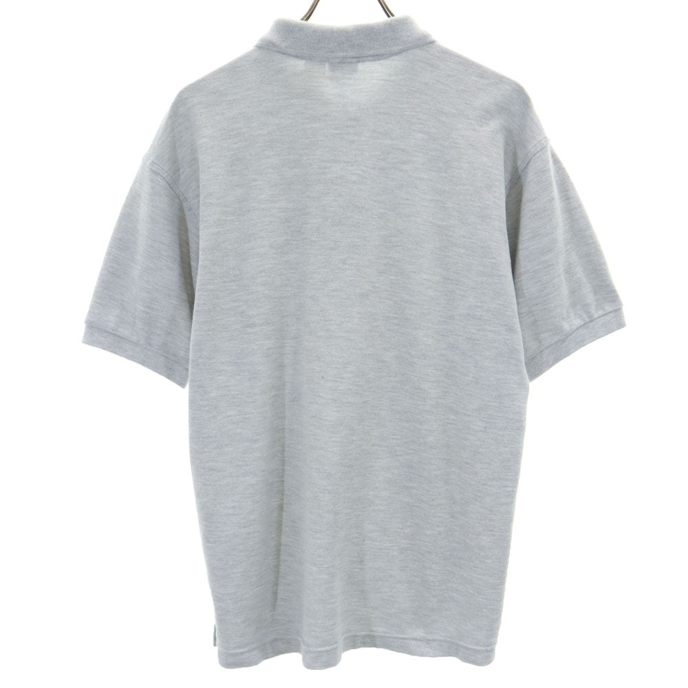 ナイキ 90s 00s 白タグ オールド 半袖 ポロシャツ L グレー NIKE 鹿の子 メンズ