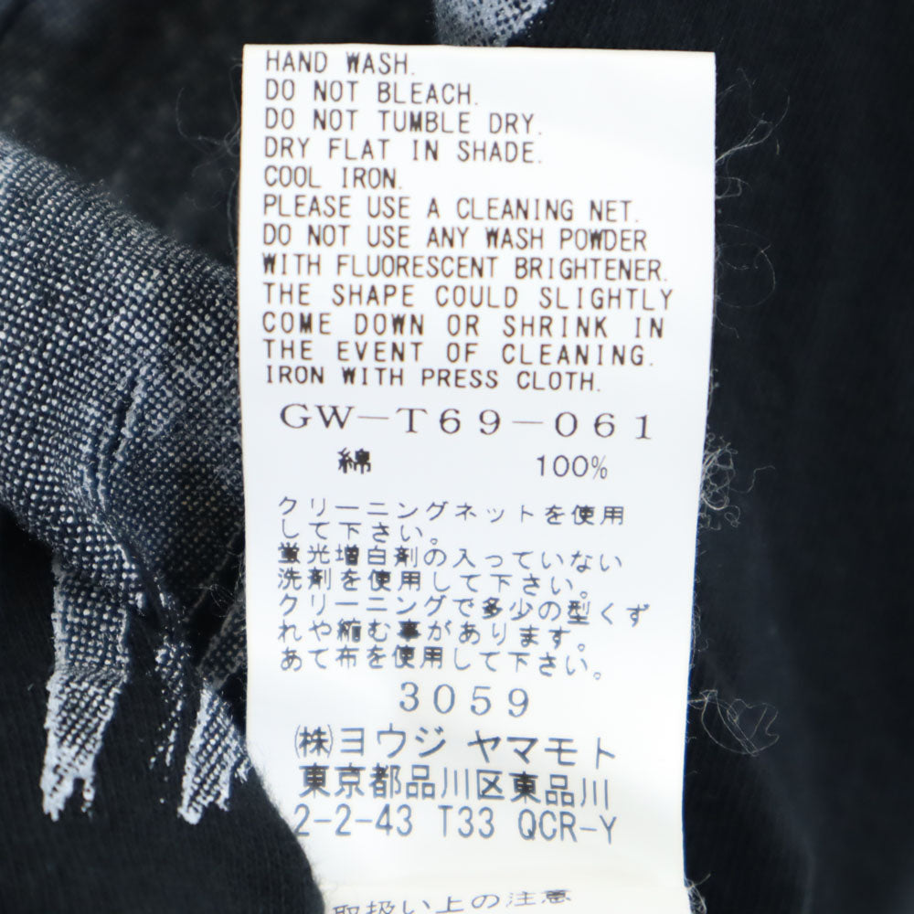 Ground Y グランドワイ フレッドペリー コラボ 半袖 Tシャツ M ブラック × FRED PERRY メンズ