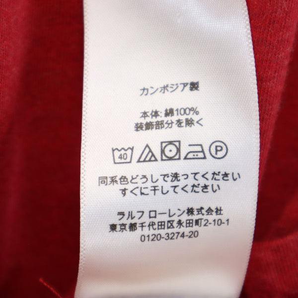 ポロラルフローレン 半袖 Tシャツ L 赤 POLO RALPH LAUREN メンズ