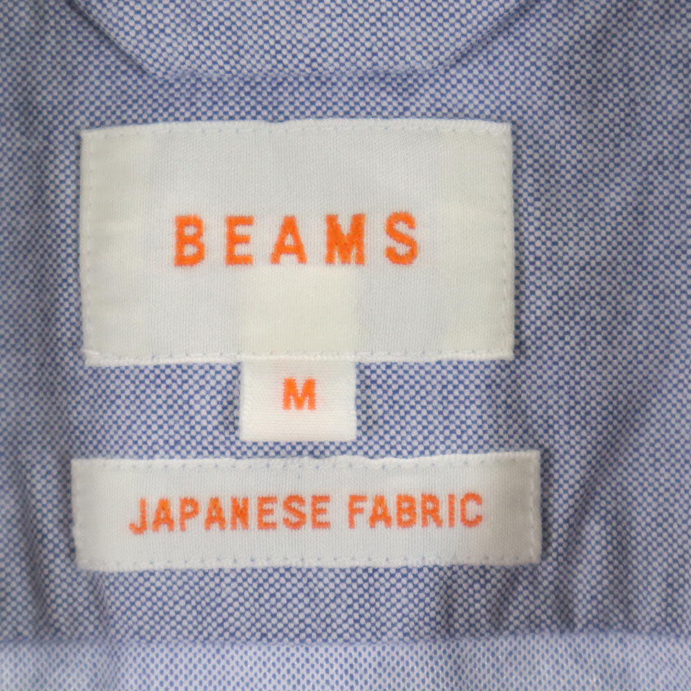 ビームス 5分袖 シャツ M ネイビー系 BEAMS メンズ