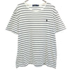 ポロラルフローレン ボーダー 半袖 Tシャツ L ホワイト系 POLO RALPH LAUREN メンズ