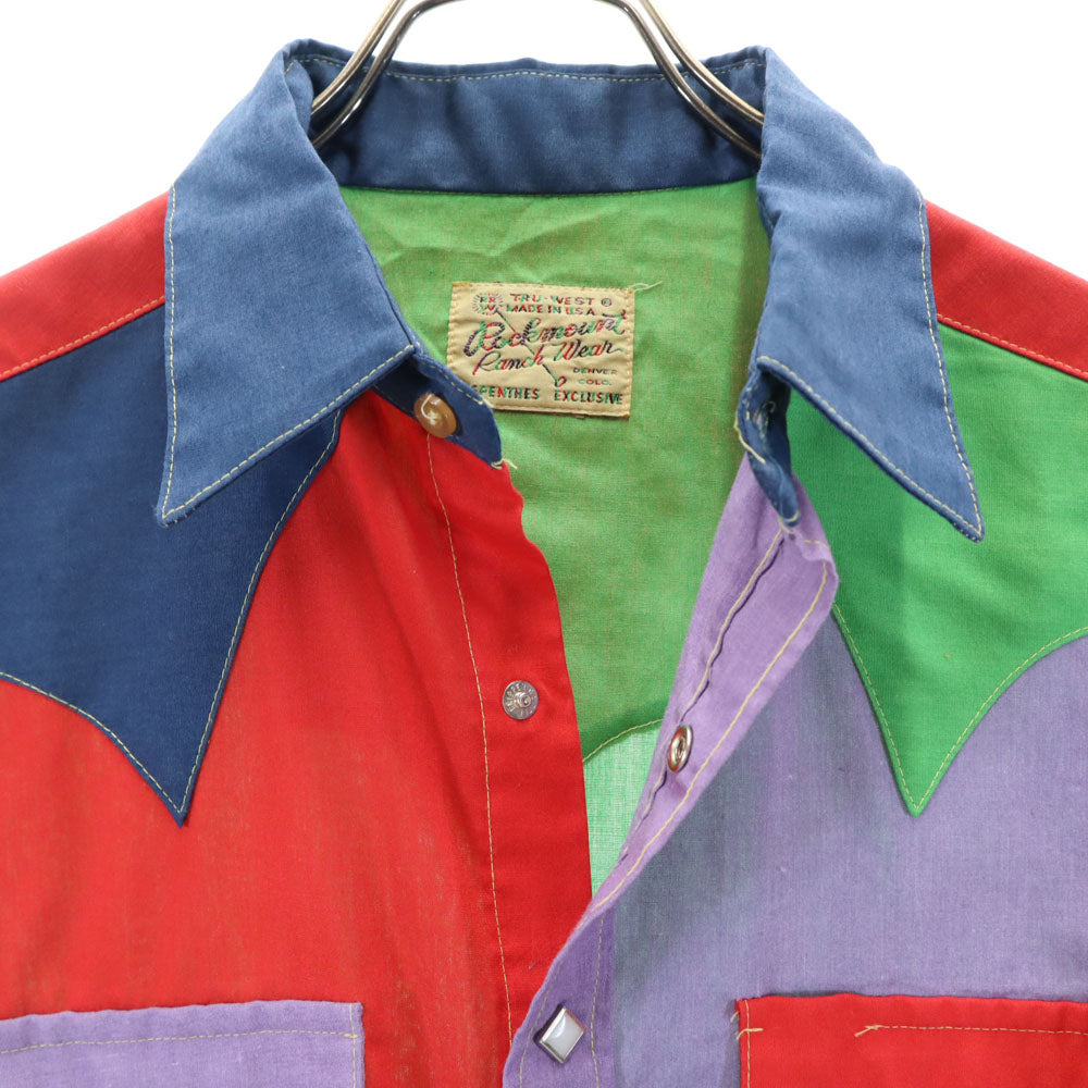 RockMount ロックマウント オールド 長袖 ウエスタンシャツ メンズ