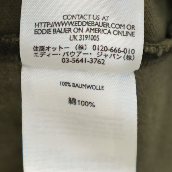 エディーバウアー アウトドア 半袖 ポロシャツ XL カーキ Eddie Bauer 鹿の子 メンズ