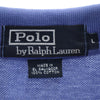 ポロバイラルフローレン 半袖 ポロシャツ L パープル系 Polo by Ralph Lauren 鹿の子 メンズ