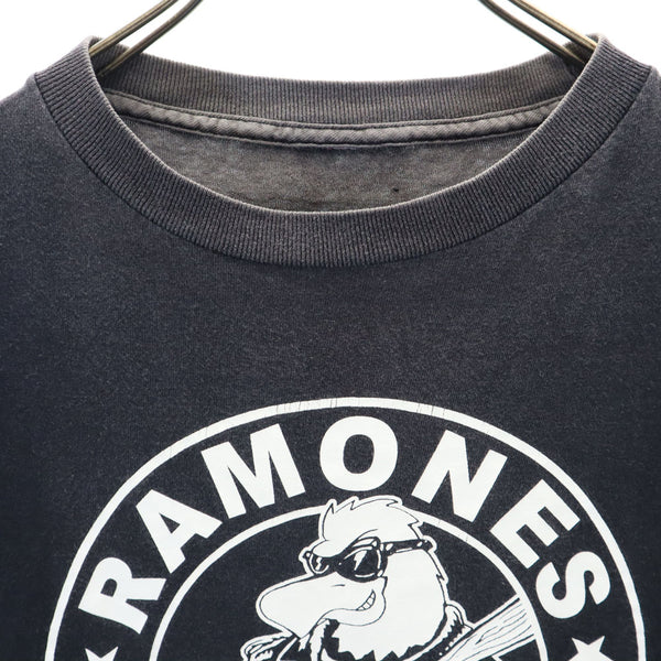 ラモーンズ プリント 半袖 Tシャツ ブラック RAMONES メンズ