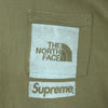 ノースフェイス シュプリーム コラボ NT023091 半袖 プリンティド ポケット Tシャツ M カーキ THE NORTH FACE ｘ Supreme Printed Pocket Tee メンズ