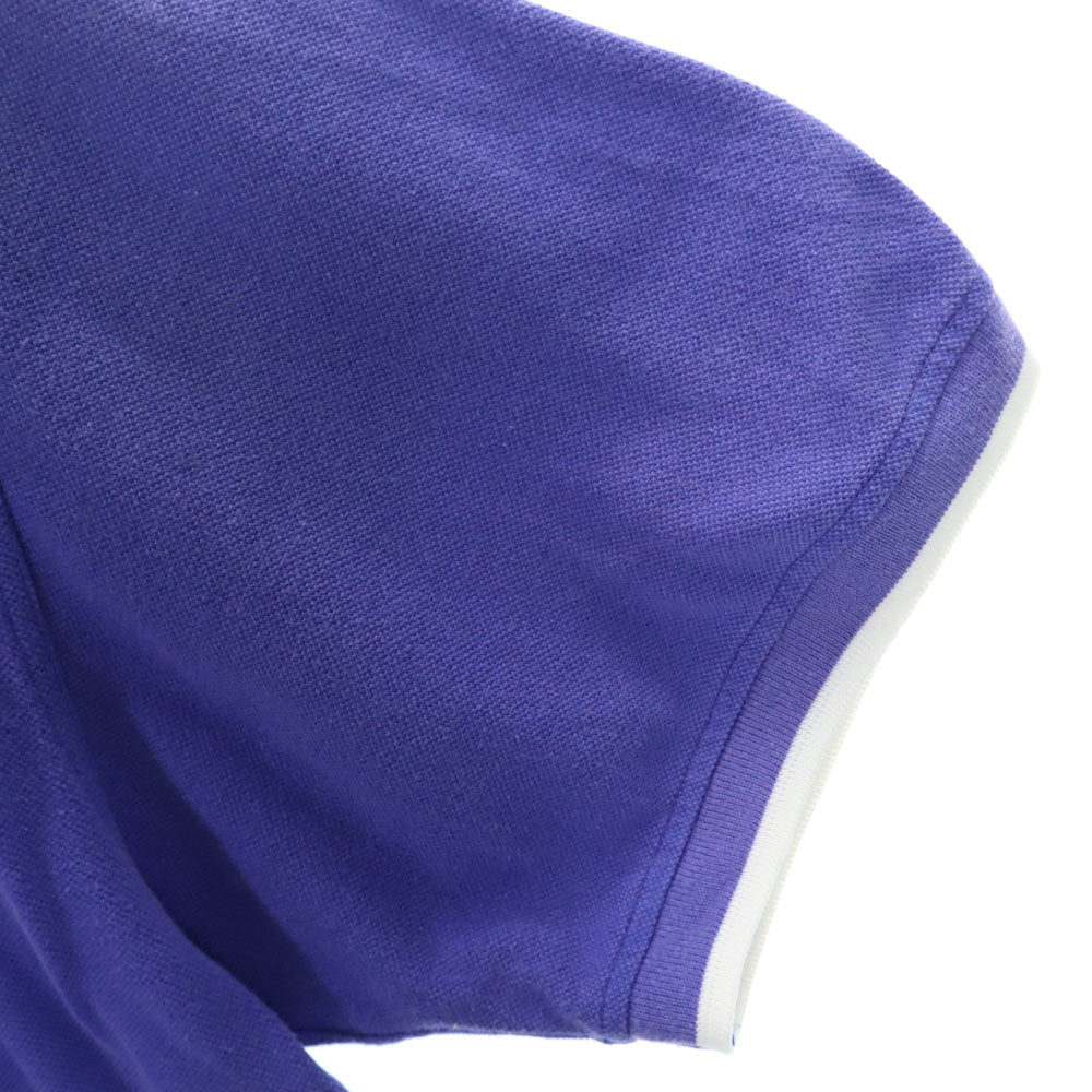 adidas アディダス 90s オールド 半袖 ポロシャツ L パープル 鹿の子 メンズ