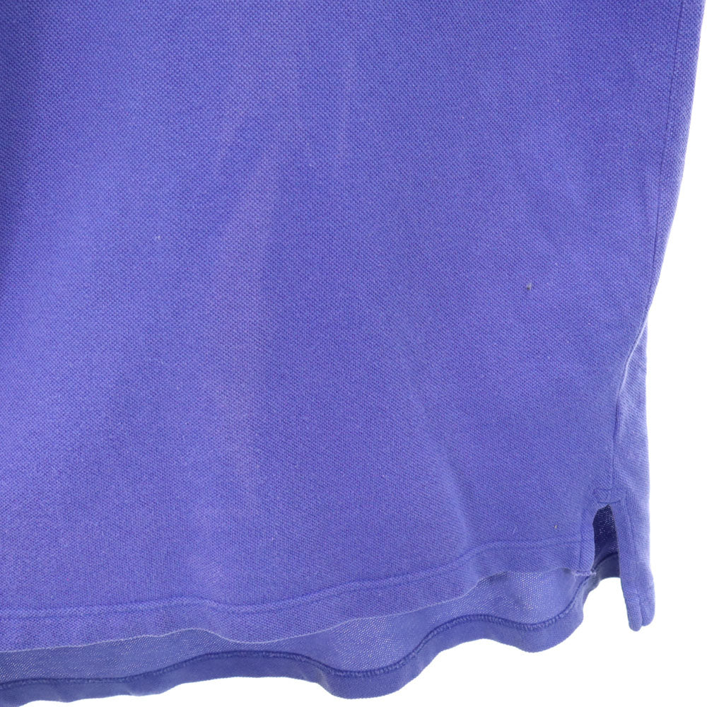 adidas アディダス 90s オールド 半袖 ポロシャツ L パープル 鹿の子 メンズ